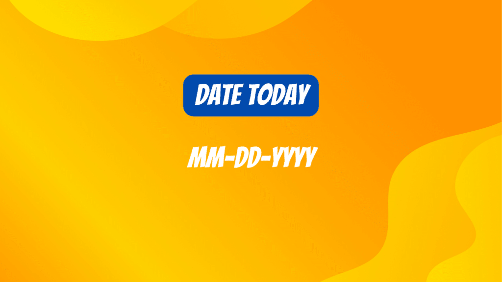 what is the date today mm-dd-yyyy