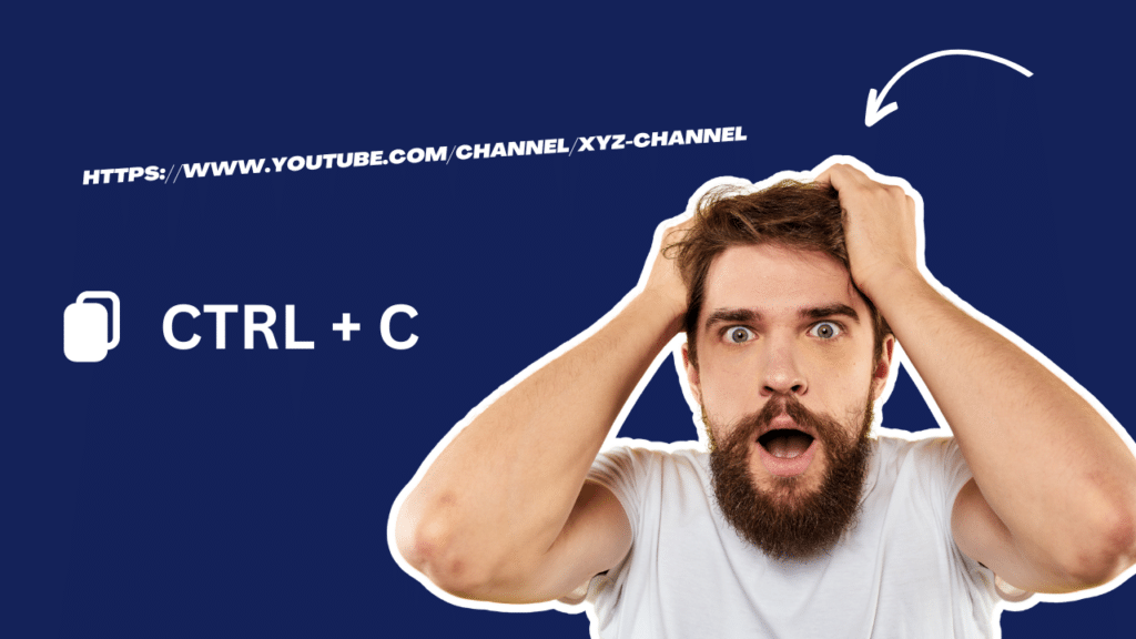 how to copy youtube profile link