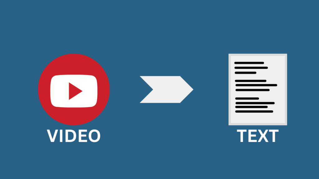 youtube video to text