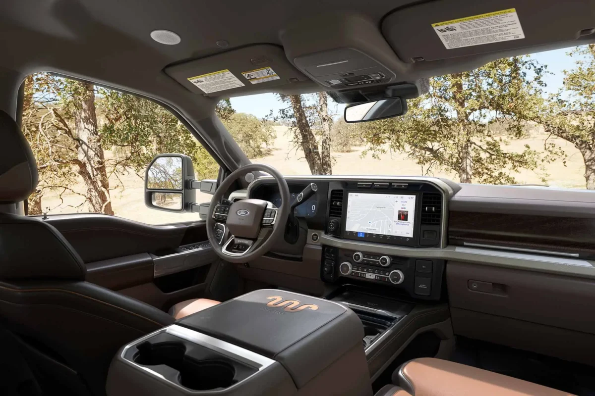 ford f250 interior view