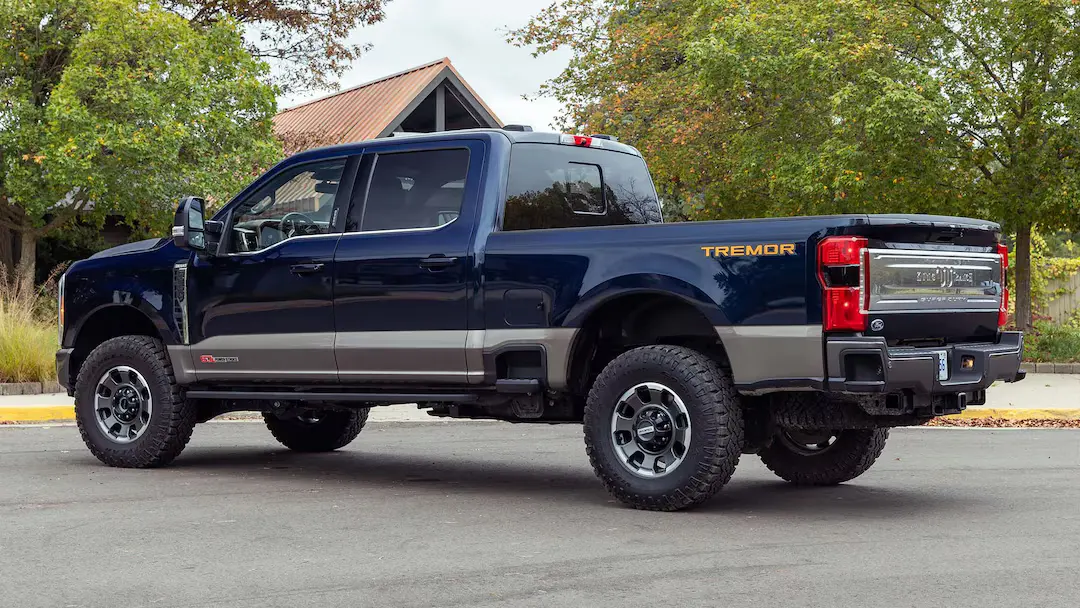 2024 Ford F-250 Blue Color | Back View