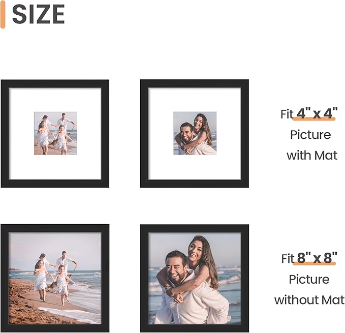 8x8 inch Picture Frame - Buy Now