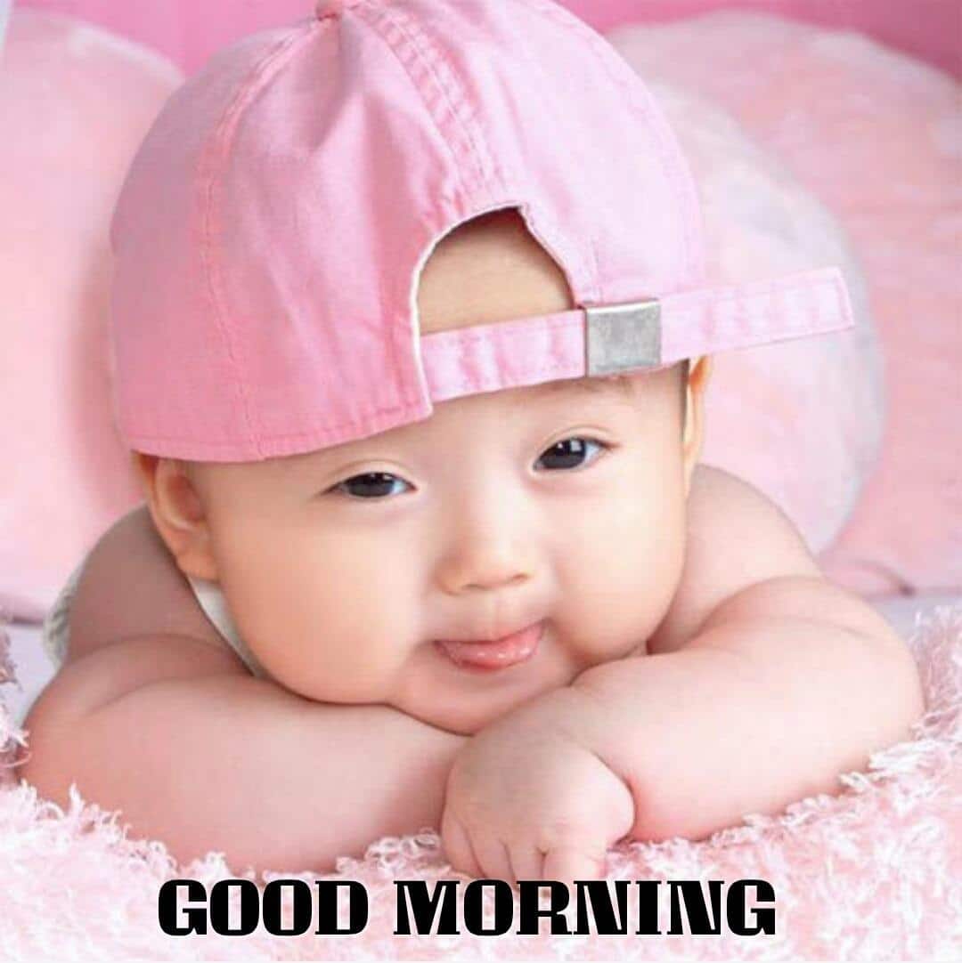 WhatsApp DP Cute Baby Girl - Good Morning Profile Image