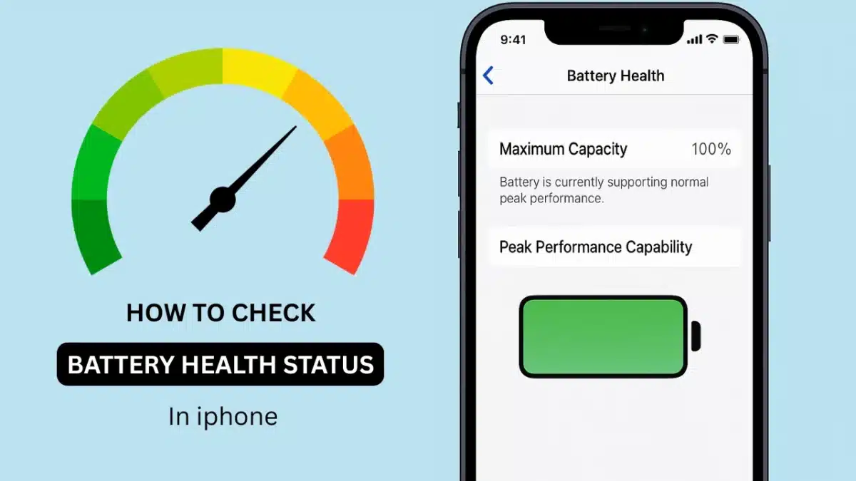 How To Check Your iPhone Battery Health Status