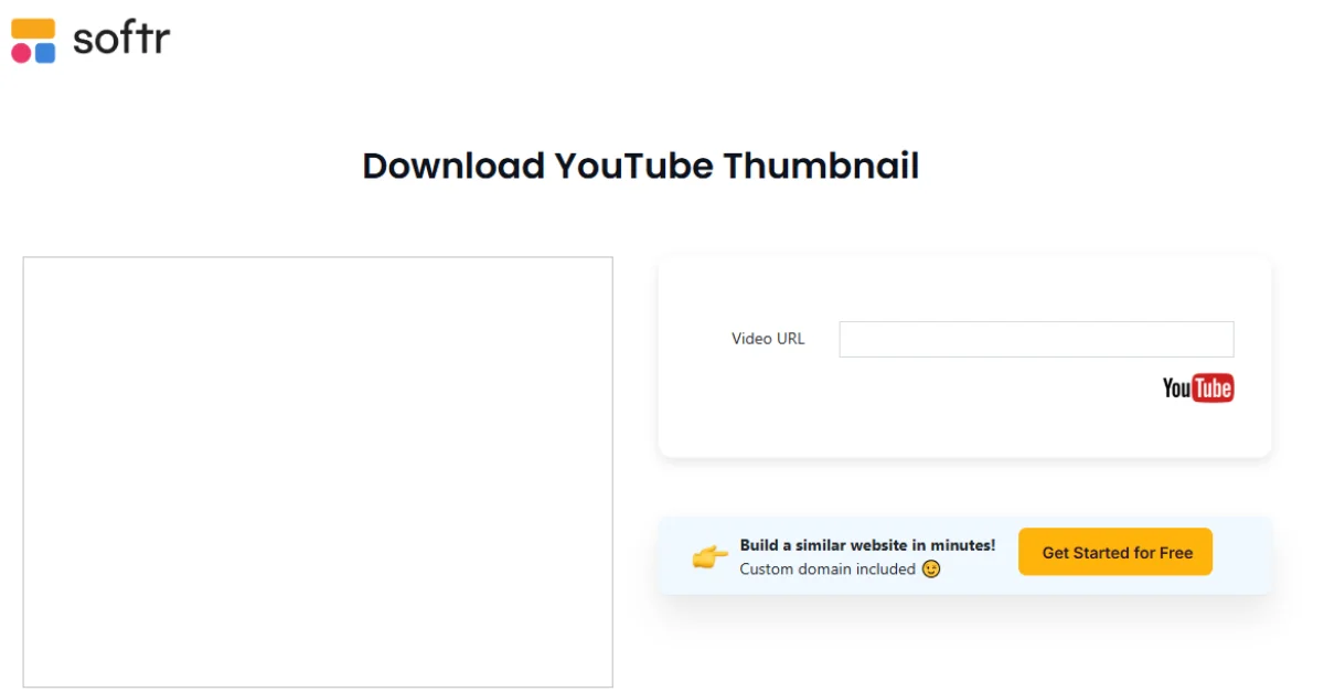 Get YouTube Thumbnail Image