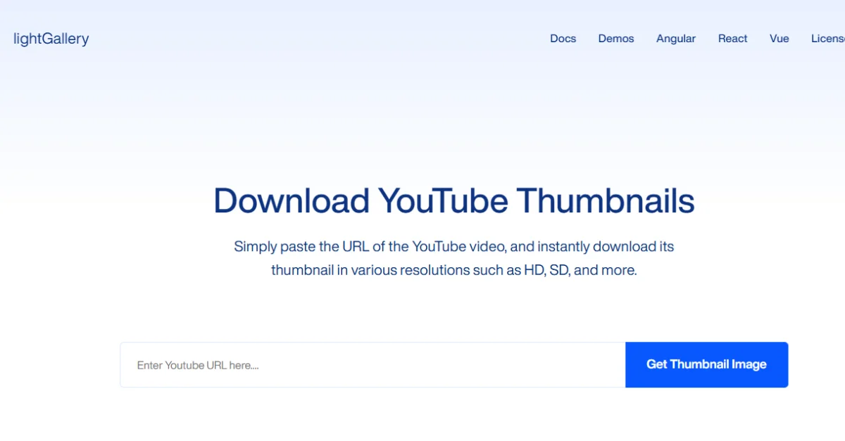 Save Image of YouTube Thumbnail