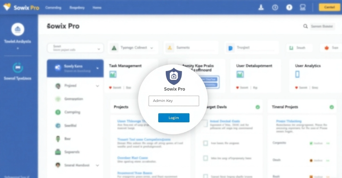 Sowix.pro Login Admin Key Full Access - Sowix Pro VIP