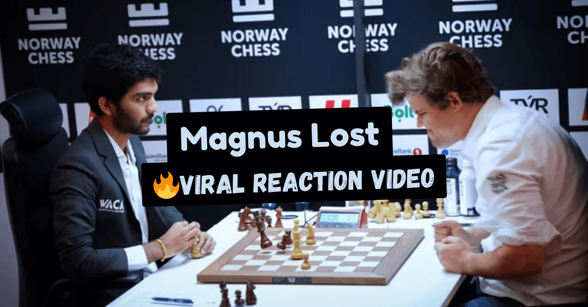 Magnus Carlsen Slams The Table - Viral Reaction Video