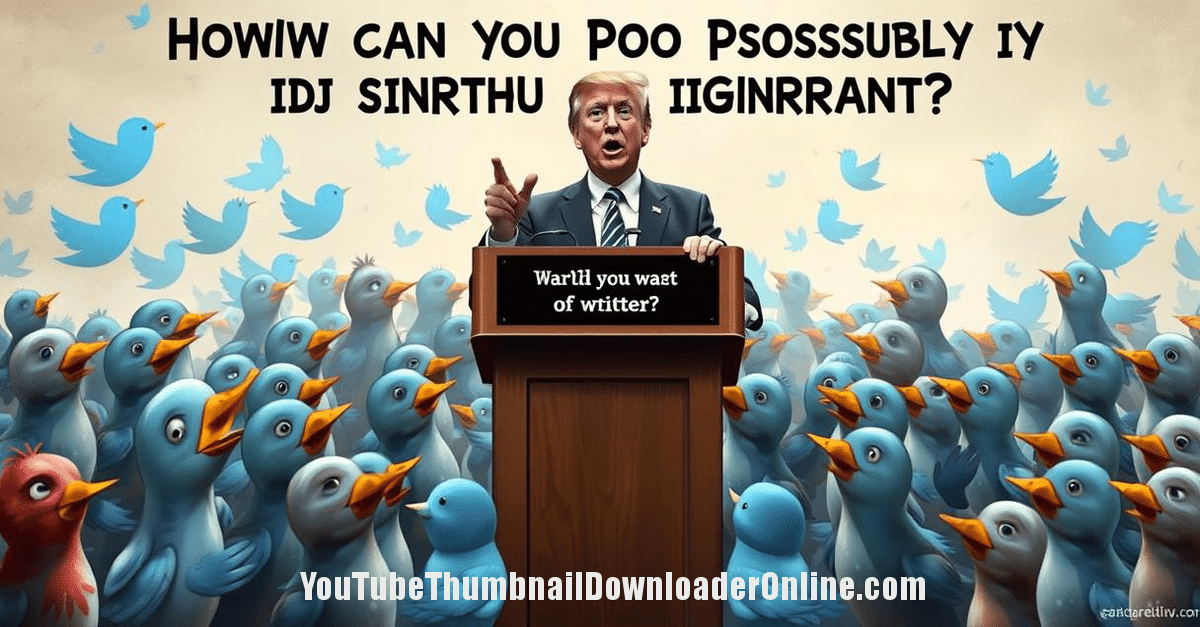 Ignorant Politics: 27 Tweets Exposing This Week's Sh*t Show