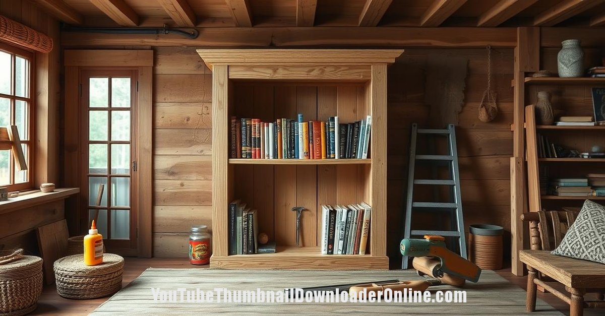 DIY Rustic Bookshelf Build: Step-by-Step Guide for Creating a Charming Wooden Bookshelf
