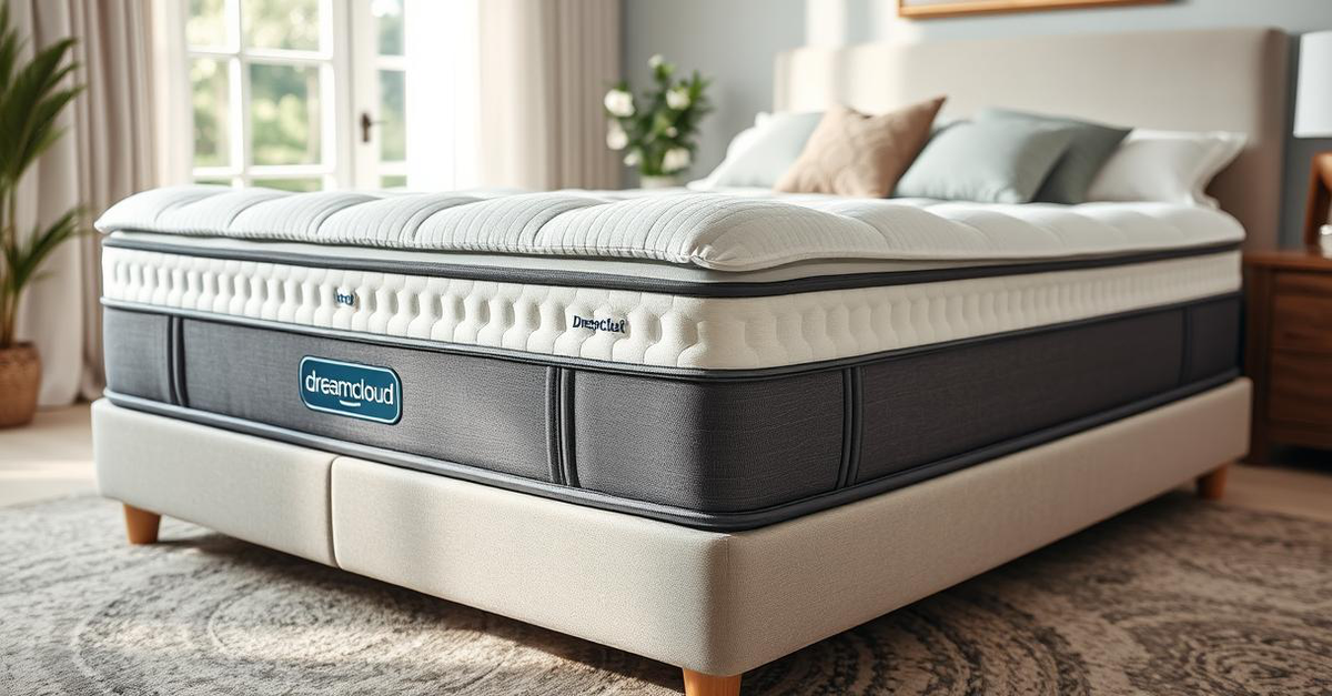 The DreamCloud Premier Hybrid Mattress offers a luxurious blend of comfort and support.