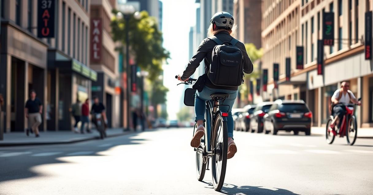 Heybike Cityrun electric bicycle.