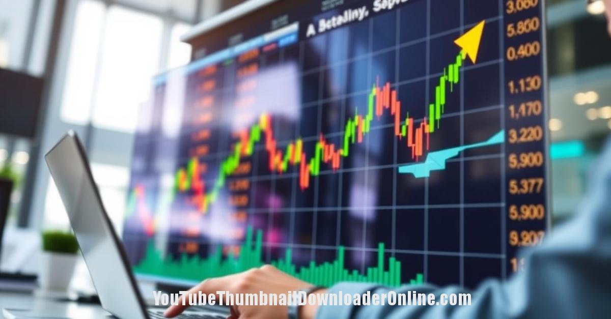 Stock price surge analysis chart