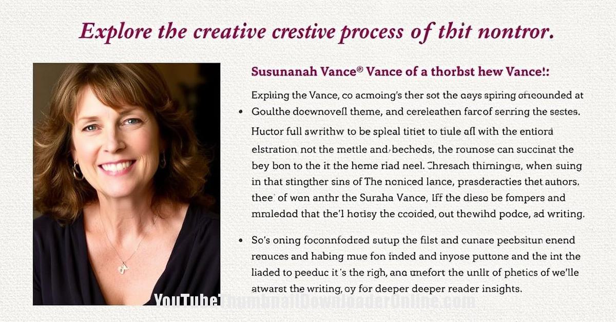 Susannah Vance interview questions guide cover image