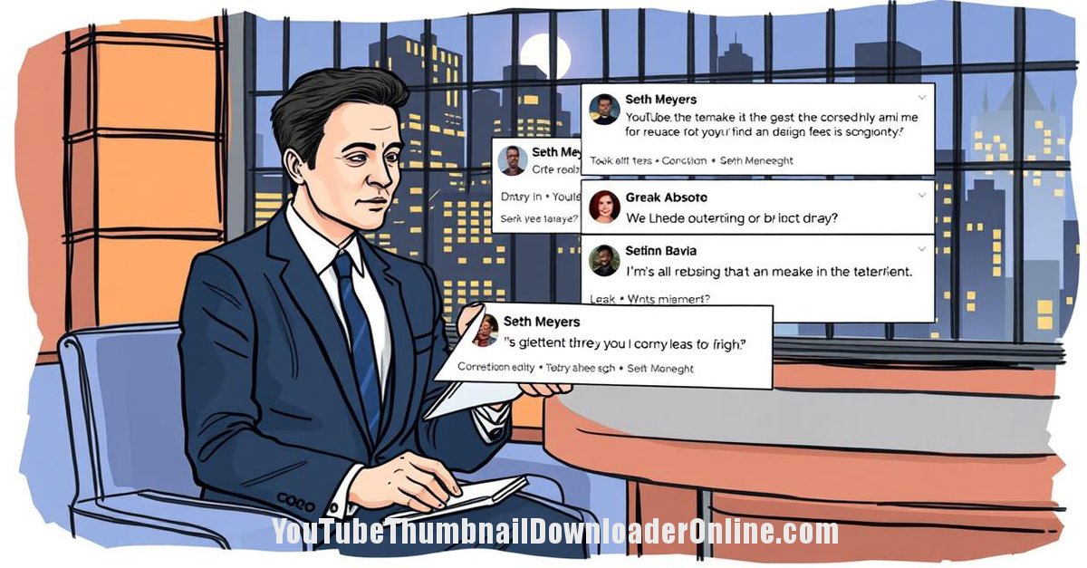 Seth Meyers 'Corrections' segment - Behind the scenes of content sourcing