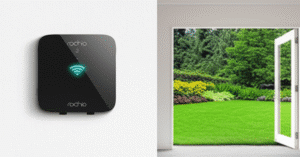 The Rachio 3 Smart Sprinkler Controller (8-Zone) managing garden irrigation efficiently.