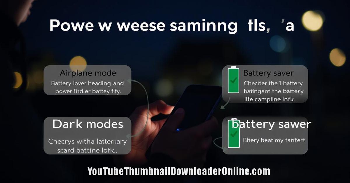 Android and iPhone battery drain tips preventing overnight power loss