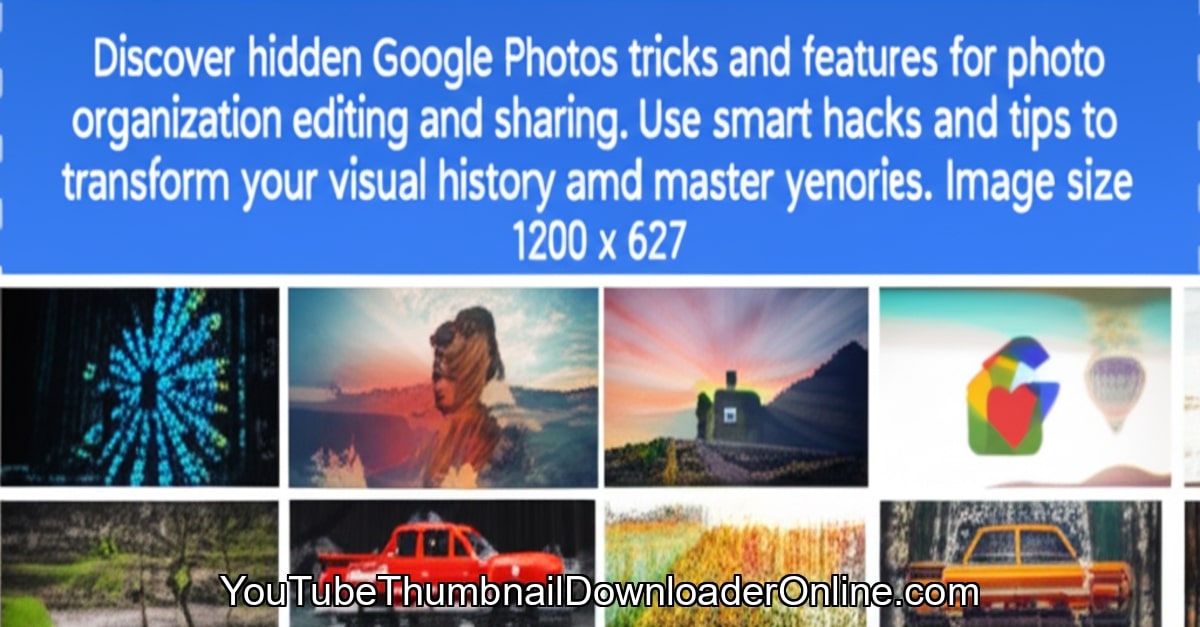 Google Photos hidden tricks and tips guide screenshot