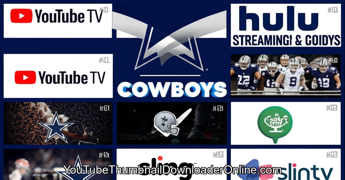 Dallas Cowboys streaming guide website screenshot