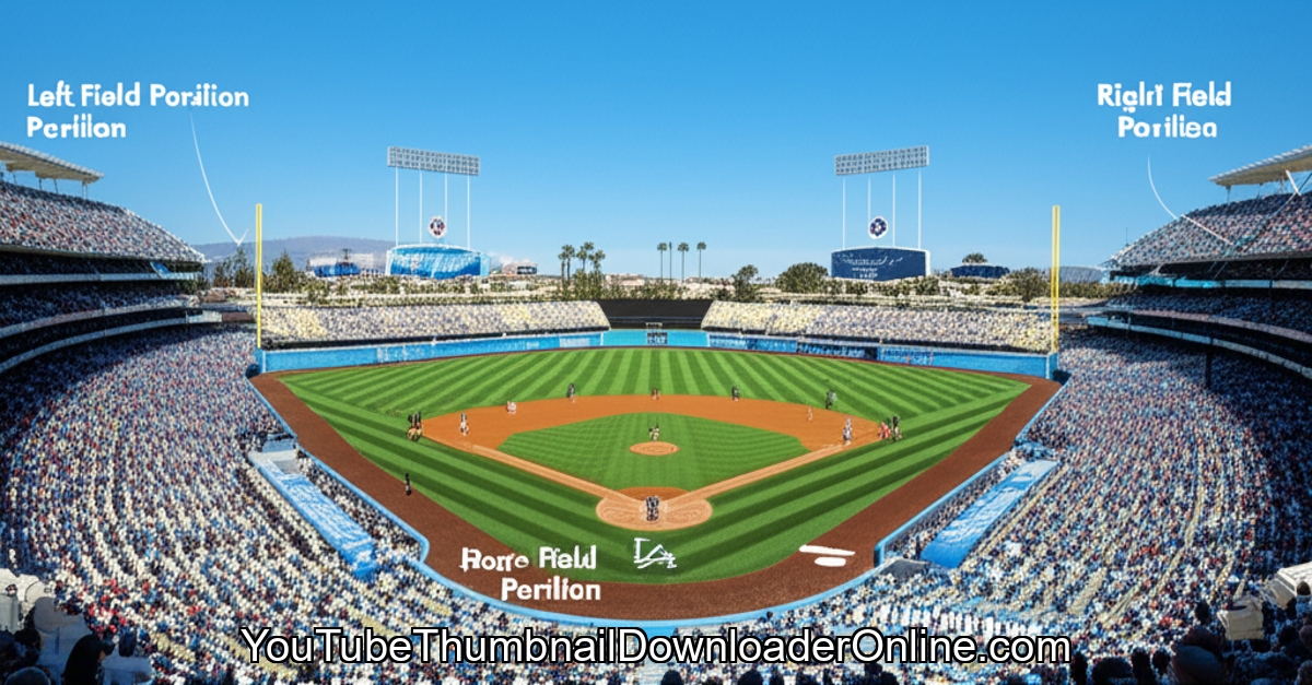 Dodger Stadium seating chart for optimal home run viewing