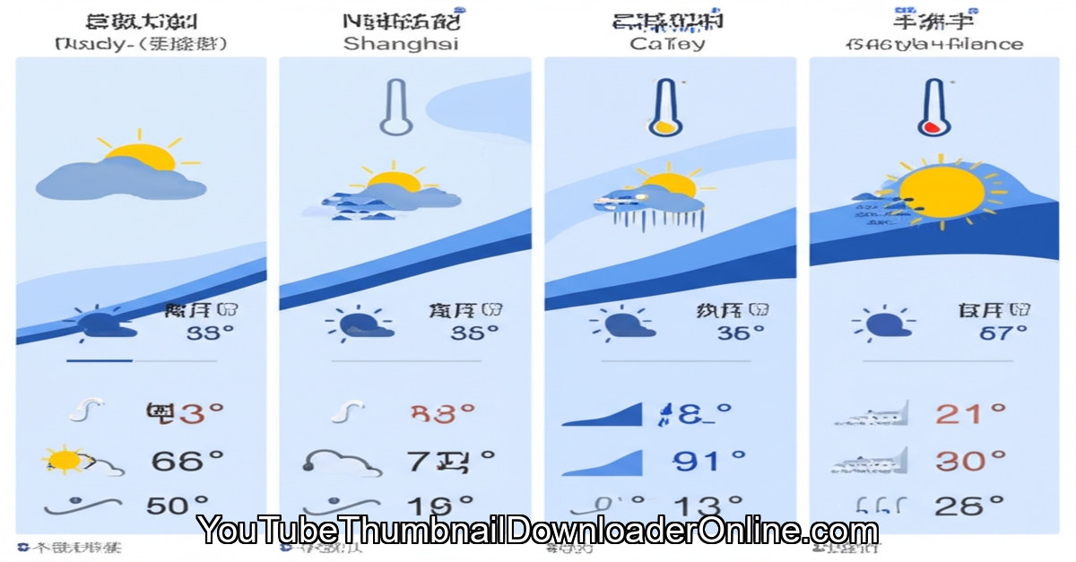 Today's weather forecast: Beijing, Shanghai, and China weather conditions